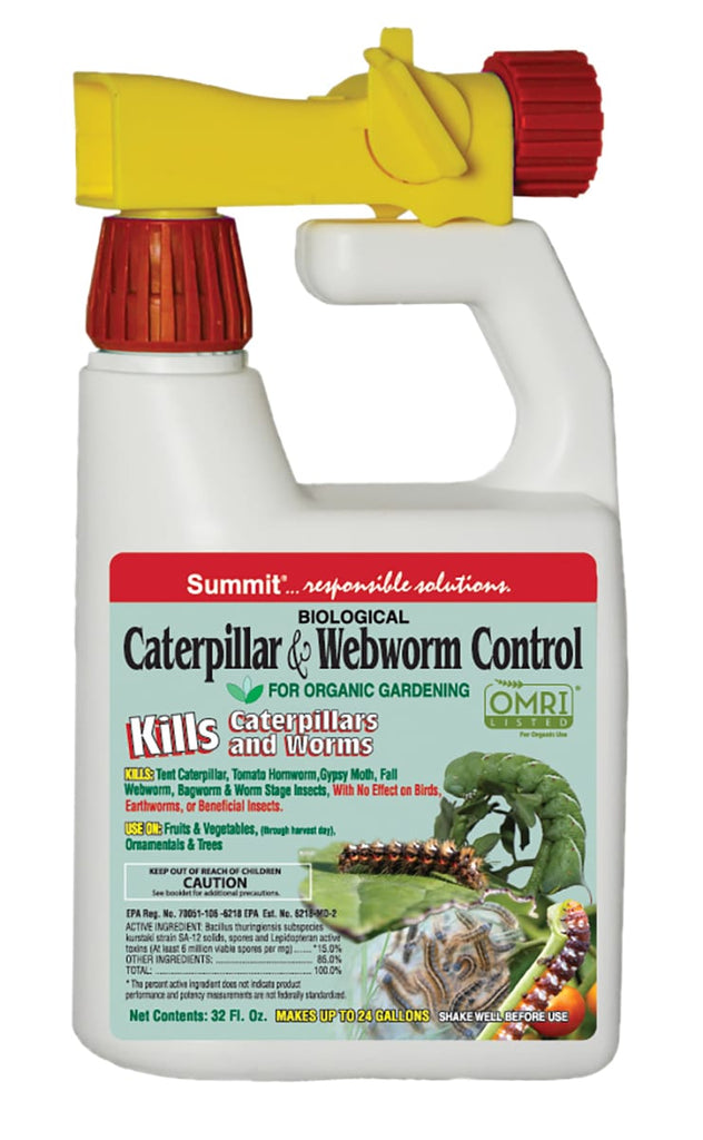 Biological Caterpillar and Webworm Control